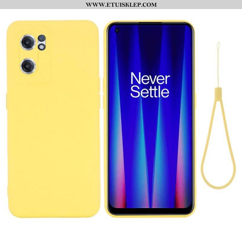 Etui do OnePlus Nord CE 2 5G Tekstura Z Mikrofibry